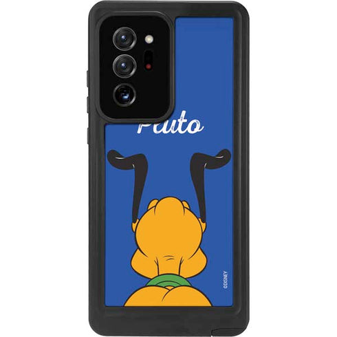 Disney Friends Pluto Backwards Galaxy Note20 Ultra 5G Waterproof Case