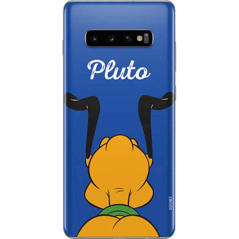 Disney Friends Pluto Backwards Galaxy S10 Plus Skin