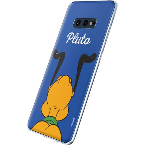Disney Friends Pluto Backwards Galaxy S10e Skin