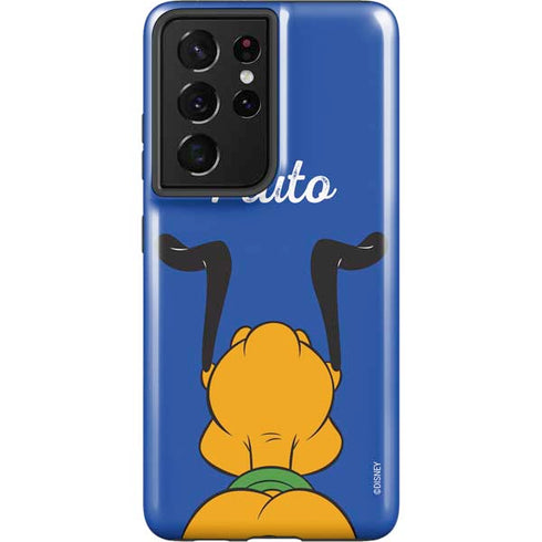 Disney Friends Pluto Backwards Galaxy S21 Ultra 5G Pro Case