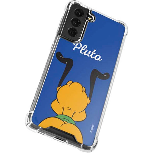 Disney Friends Pluto Backwards Galaxy S22 Clear Case