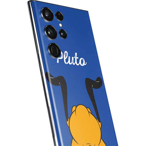 Disney Friends Pluto Backwards Galaxy S22 Ultra Skin