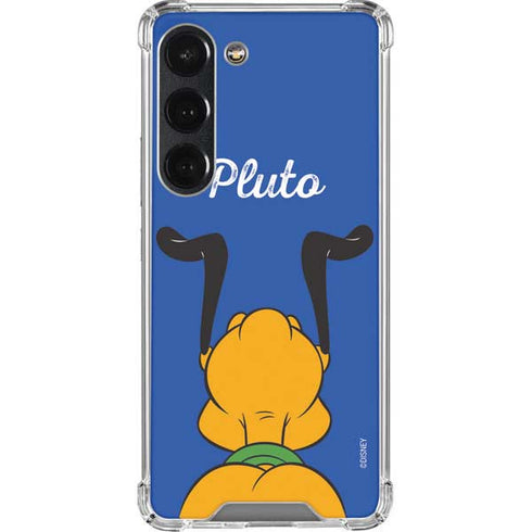 Disney Friends Pluto Backwards Galaxy S23 Clear Case