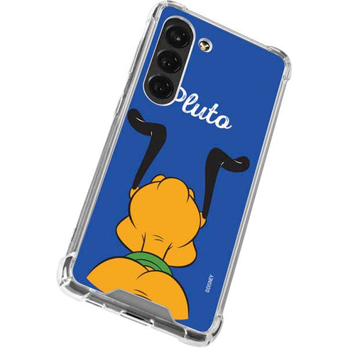 Disney Friends Pluto Backwards Galaxy S23 Clear Case