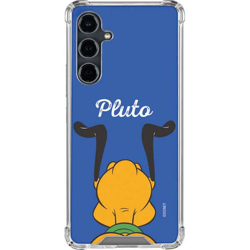 Disney Friends Pluto Backwards Galaxy S23 FE Clear Case