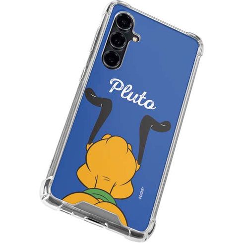 Disney Friends Pluto Backwards Galaxy S23 FE Clear Case