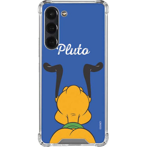 Disney Friends Pluto Backwards Galaxy S23 Plus Clear Case