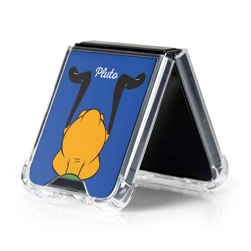 Disney Friends Pluto Backwards Galaxy Z Flip5 5G Clear Case