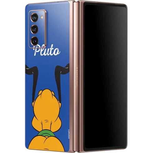 Disney Friends Pluto Backwards Galaxy Z Fold2 5G Skin
