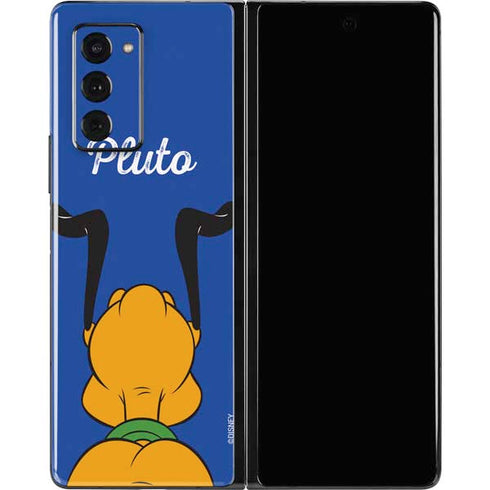 Disney Friends Pluto Backwards Galaxy Z Fold2 5G Skin