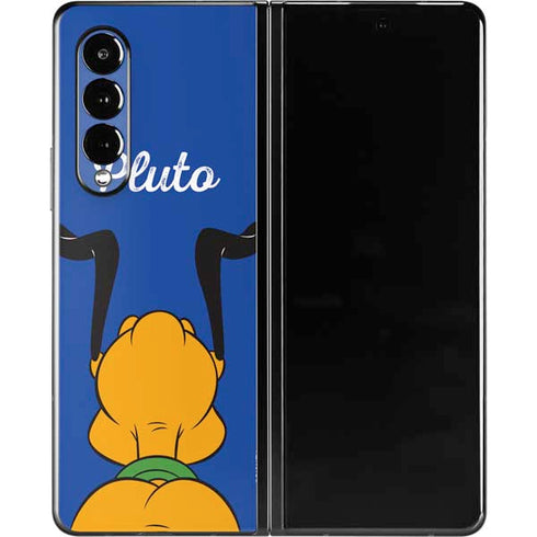 Disney Friends Pluto Backwards Galaxy Z Fold3 5G Skin
