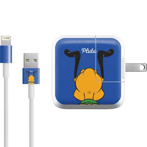 Disney Friends Pluto Backwards iPad Charger (10W USB) Skin