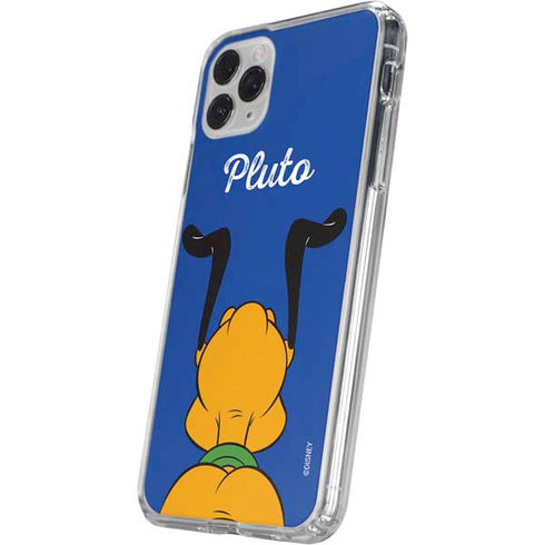 Disney Friends Pluto Backwards iPhone 11 Pro Clear Case