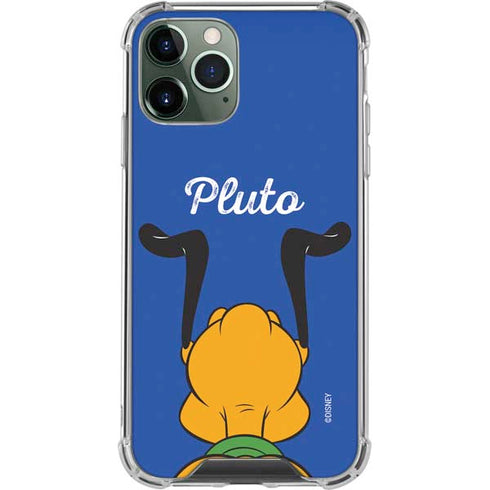 Disney Friends Pluto Backwards iPhone 11 Pro Max Clear Case