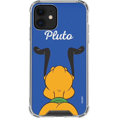 Disney Friends Pluto Backwards iPhone 12 Clear Case