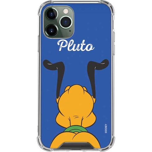 Disney Friends Pluto Backwards iPhone 12 Pro Clear Case