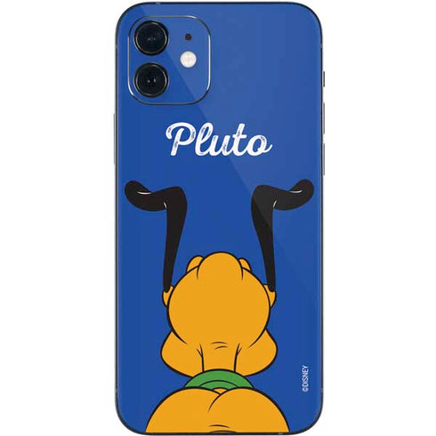 Disney Friends Pluto Backwards iPhone 12 Skin