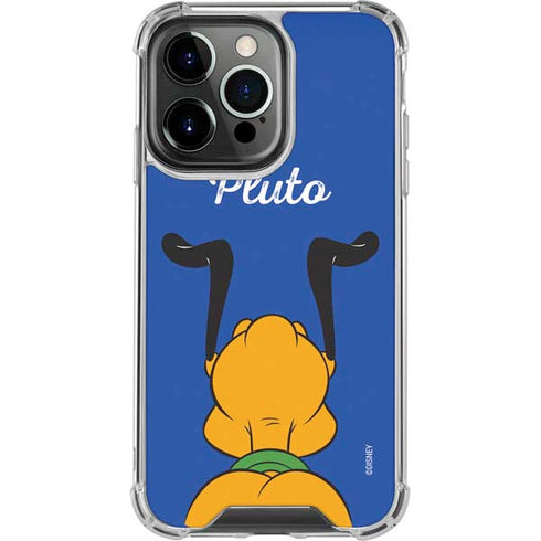 Disney Friends Pluto Backwards iPhone 13 Pro Clear Case