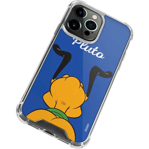 Disney Friends Pluto Backwards iPhone 13 Pro Clear Case