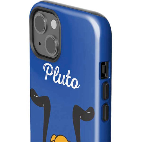 Disney Friends Pluto Backwards iPhone 14 Impact Case