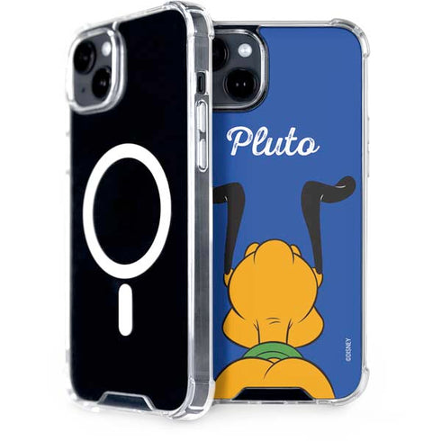 Disney Friends Pluto Backwards iPhone 15 Plus MagSafe Case