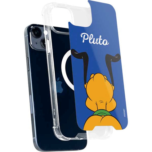 Disney Friends Pluto Backwards iPhone 15 Plus MagSafe Case