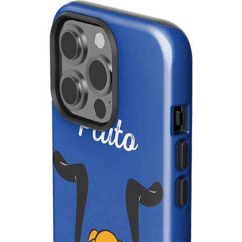 Disney Friends Pluto Backwards iPhone 14 Pro Impact Case