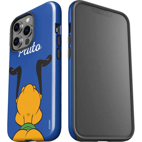 Disney Friends Pluto Backwards iPhone 14 Pro Impact Case