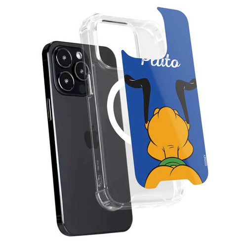 Disney Friends Pluto Backwards iPhone 15 Pro MagSafe Case