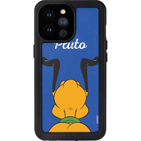 Disney Friends Pluto Backwards iPhone 14 Pro Max Waterproof Case