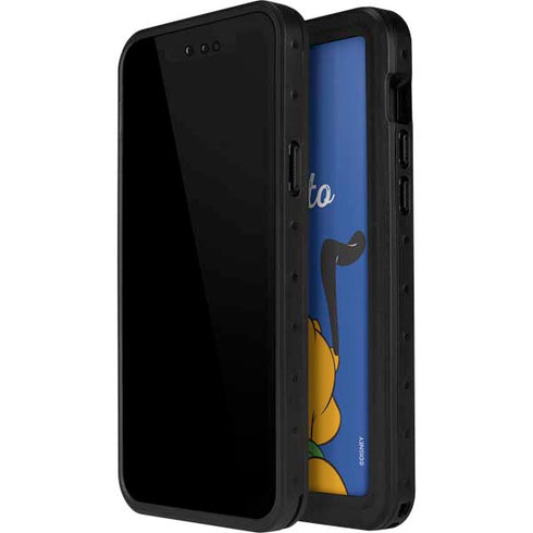 Disney Friends Pluto Backwards iPhone 14 Pro Max Waterproof Case