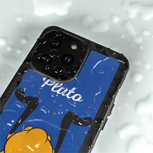 Disney Friends Pluto Backwards iPhone 14 Pro Max Waterproof Case