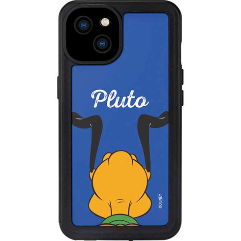 Disney Friends Pluto Backwards iPhone 15 Plus Waterproof Case