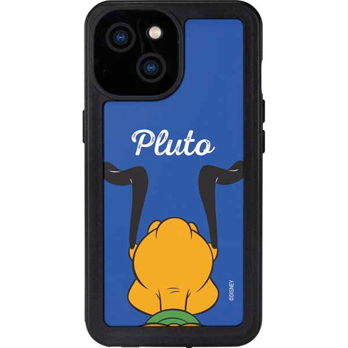 Disney Friends Pluto Backwards iPhone 15 Waterproof Case