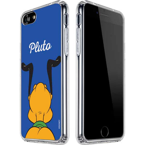 Disney Friends Pluto Backwards iPhone SE (2nd & 3rd Gen) Clear Case