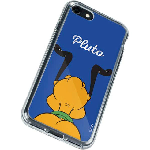 Disney Friends Pluto Backwards iPhone SE (2nd & 3rd Gen) Clear Case