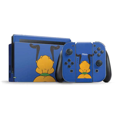 Disney Friends Pluto Backwards Nintendo Switch Bundle Skin