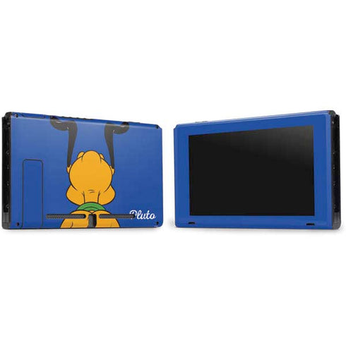 Disney Friends Pluto Backwards Nintendo Switch Bundle Skin