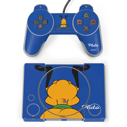 Disney Friends Pluto Backwards PlayStation Classic Bundle Skin