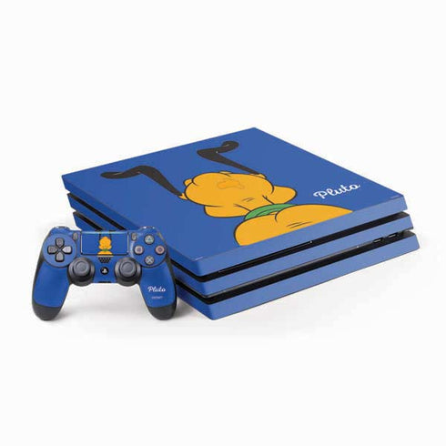 Disney Friends Pluto Backwards PS4 Pro Bundle Skin