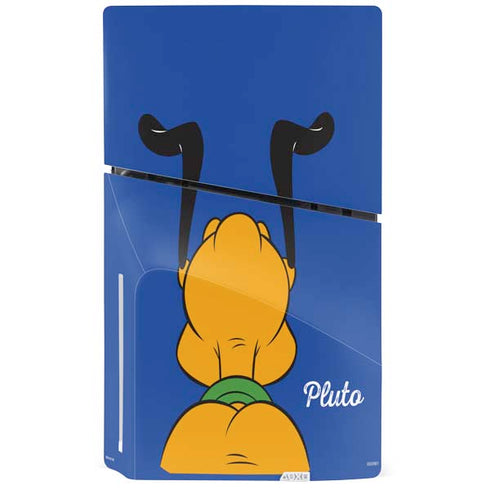 Disney Friends Pluto Backwards PS5 Slim Disk Bundle Skin