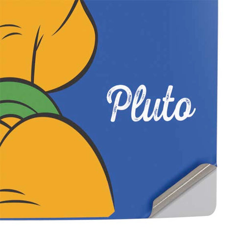 Disney Friends Pluto Backwards PS5 Slim Disk Console Skin