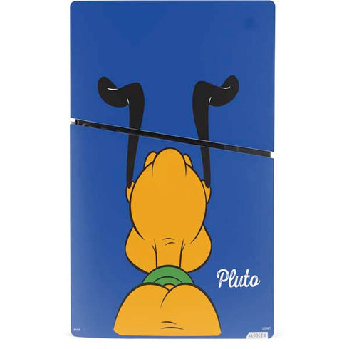Disney Friends Pluto Backwards PS5 Slim Digital Edition Console Skin