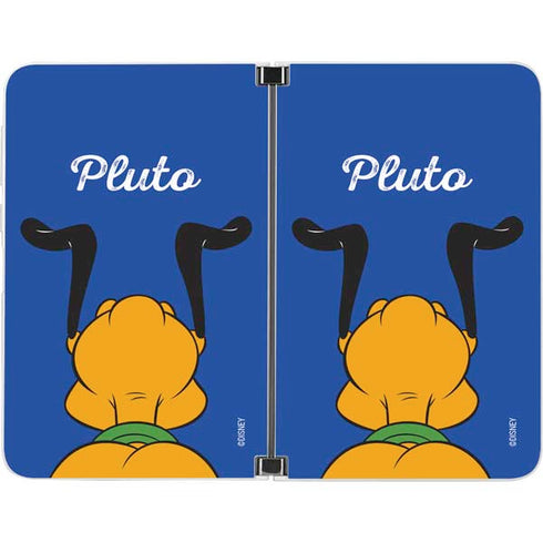 Disney Friends Pluto Backwards Surface Duo Skin