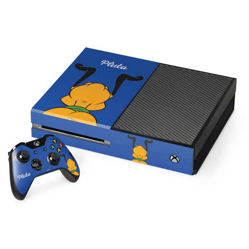 Disney Friends Pluto Backwards Xbox One Console and Controller Bundle Skin