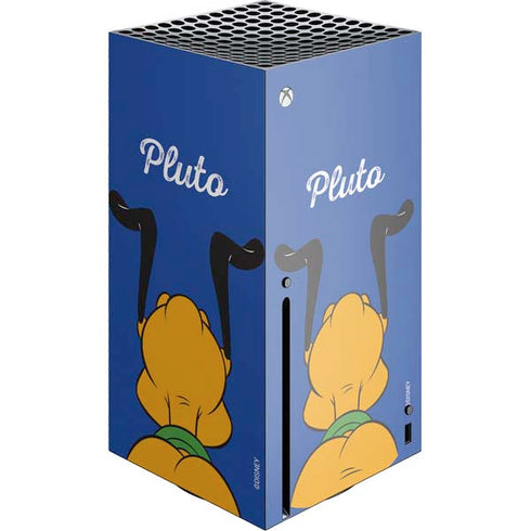 Disney Friends Pluto Backwards Xbox Series X Console Skin