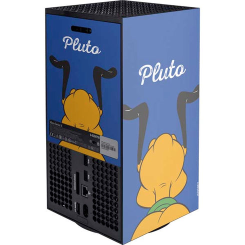 Disney Friends Pluto Backwards Xbox Series X Console Skin