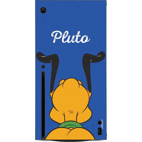 Disney Friends Pluto Backwards Xbox Series X Console Skin
