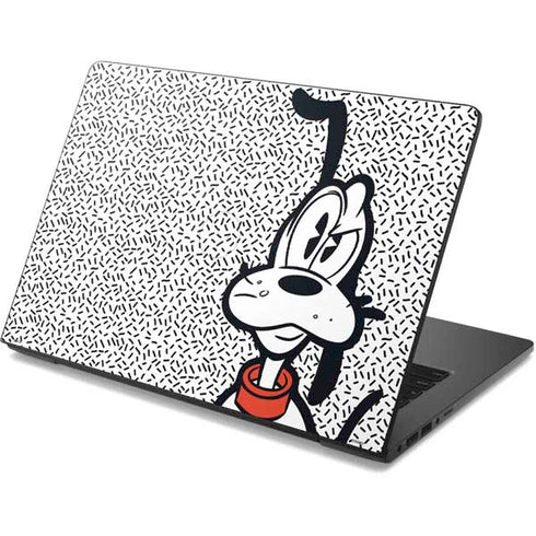 Disney Friends Pluto Confused Dell Chromebook Skin