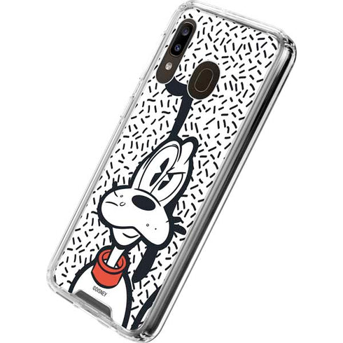 Disney Friends Pluto Confused Galaxy A30 Clear Case
